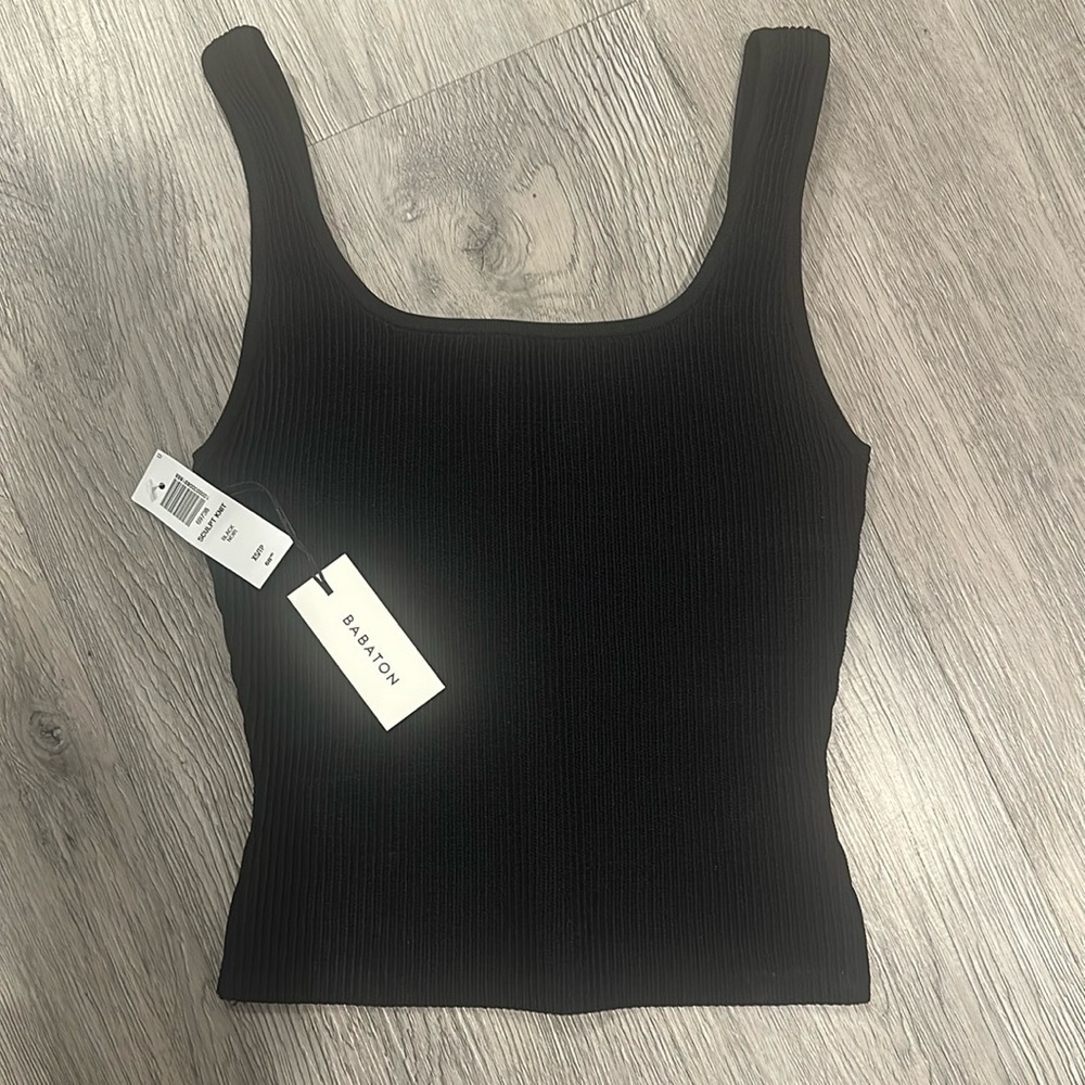 Aritzia babaton sculpt knit tank top NWT